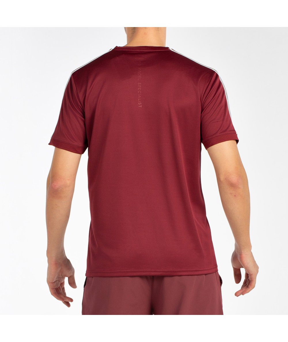 T-SHIRT BULLPADEL ALDER BORDEAUX
