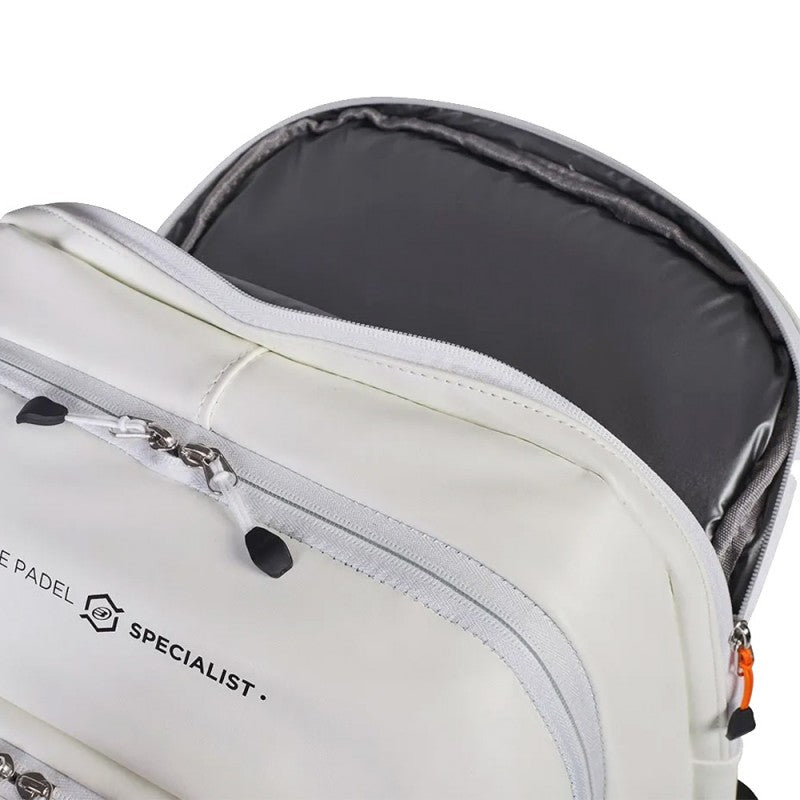 Bullpadel BPM26009 Vertex  White Backpack 2026 by Delfi Brea