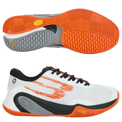 Bullpadel Hack Vibram 25I Orange White Padel Shoes