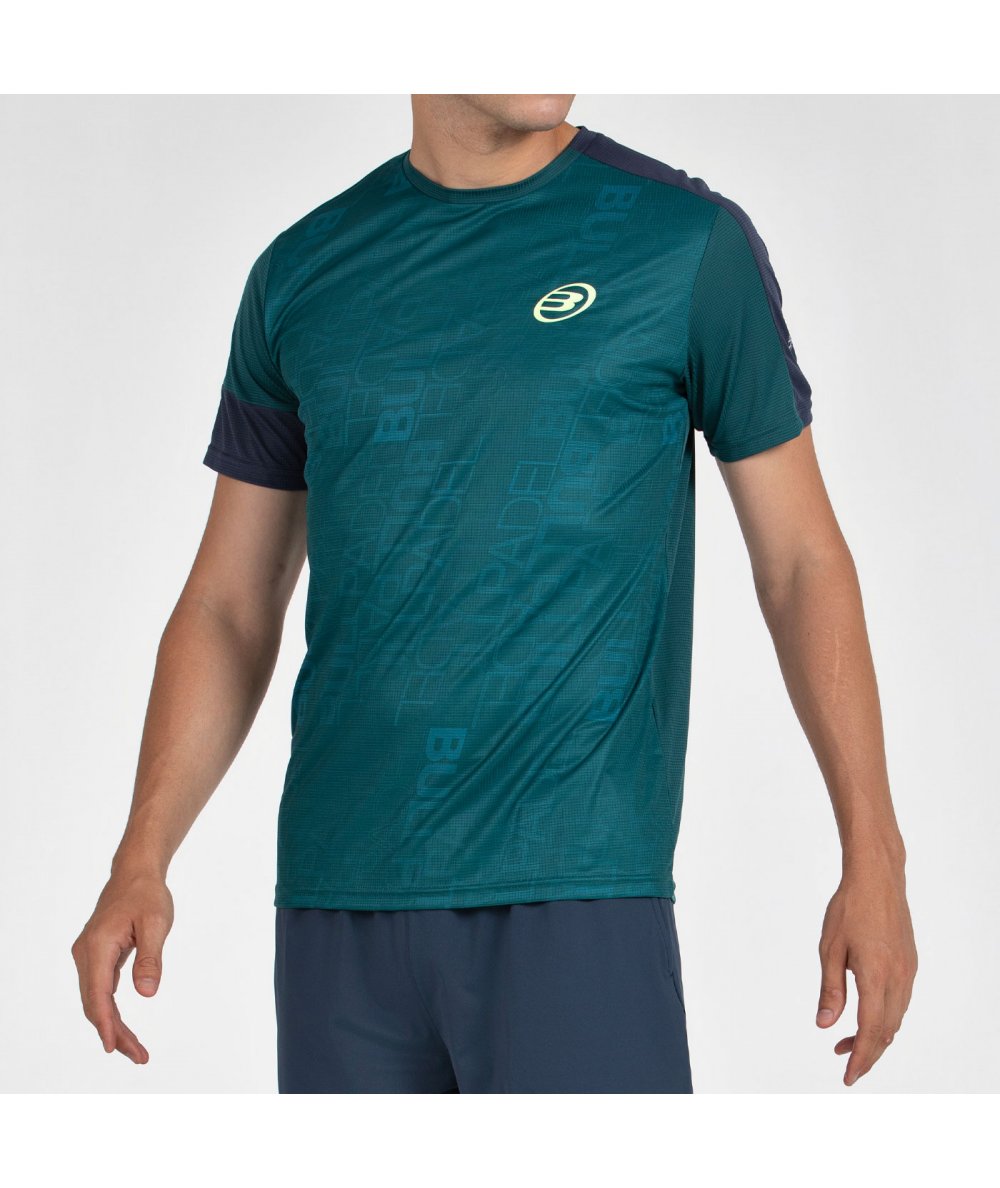 BULLPADEL LEIDO DARK GREEN T-SHIRT