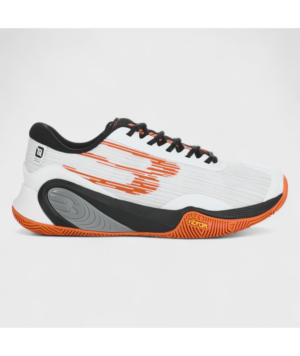 Bullpadel Hack Vibram 25I Orange White Padel Shoes