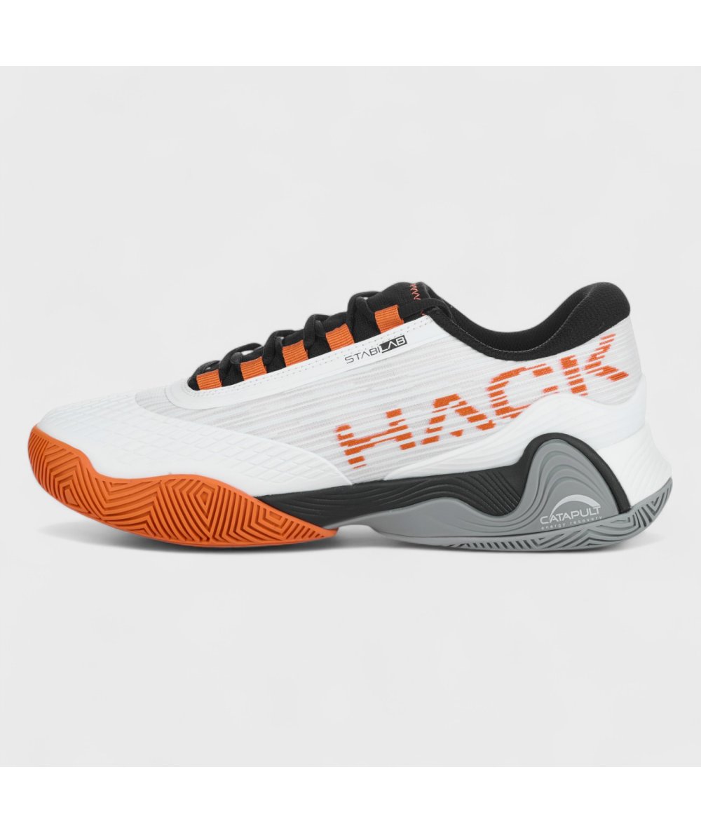 Bullpadel Hack Vibram 25I Orange White Padel Shoes