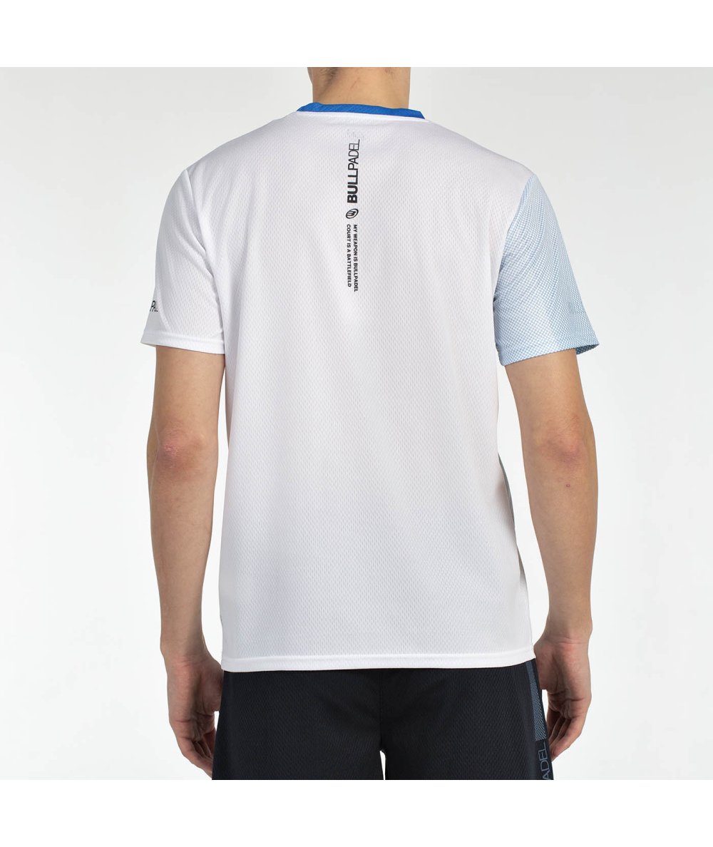 T-SHIRT BULLPADEL BATEN WHITE